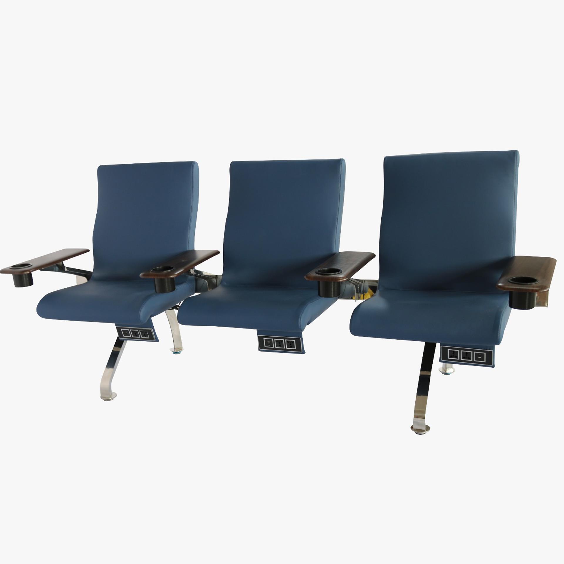 Stainless steel airport chair image 3