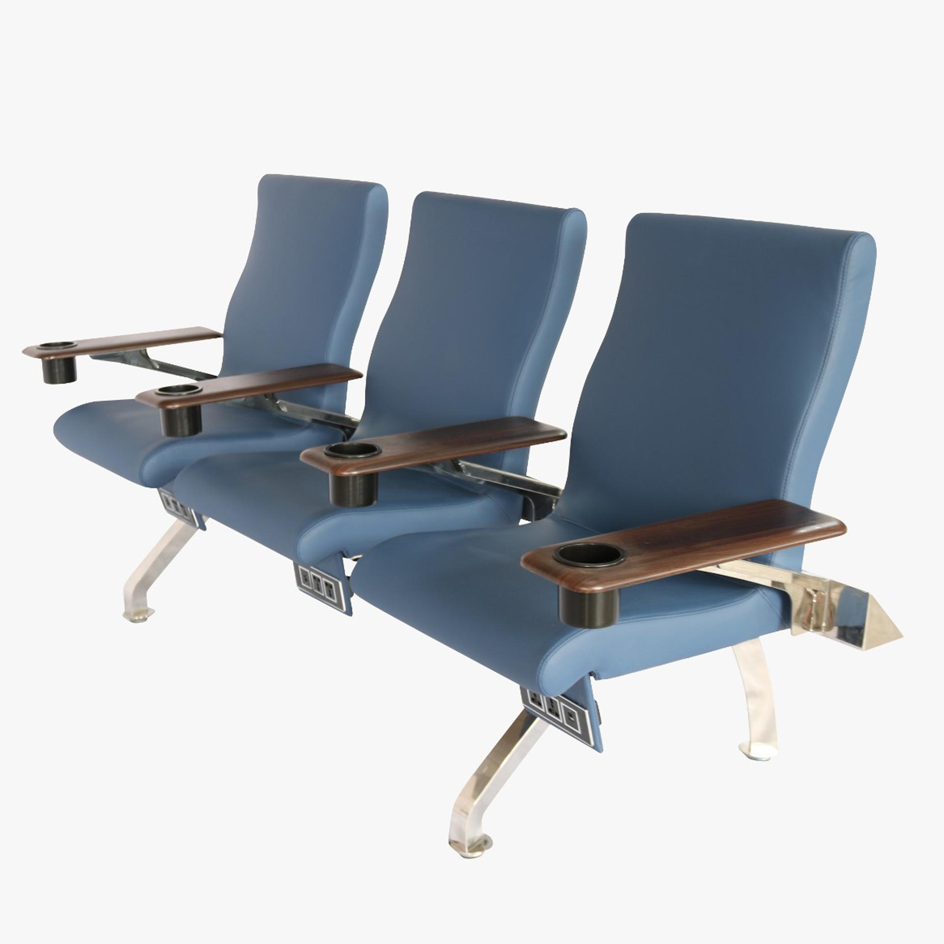 Stainless steel airport chair image 5