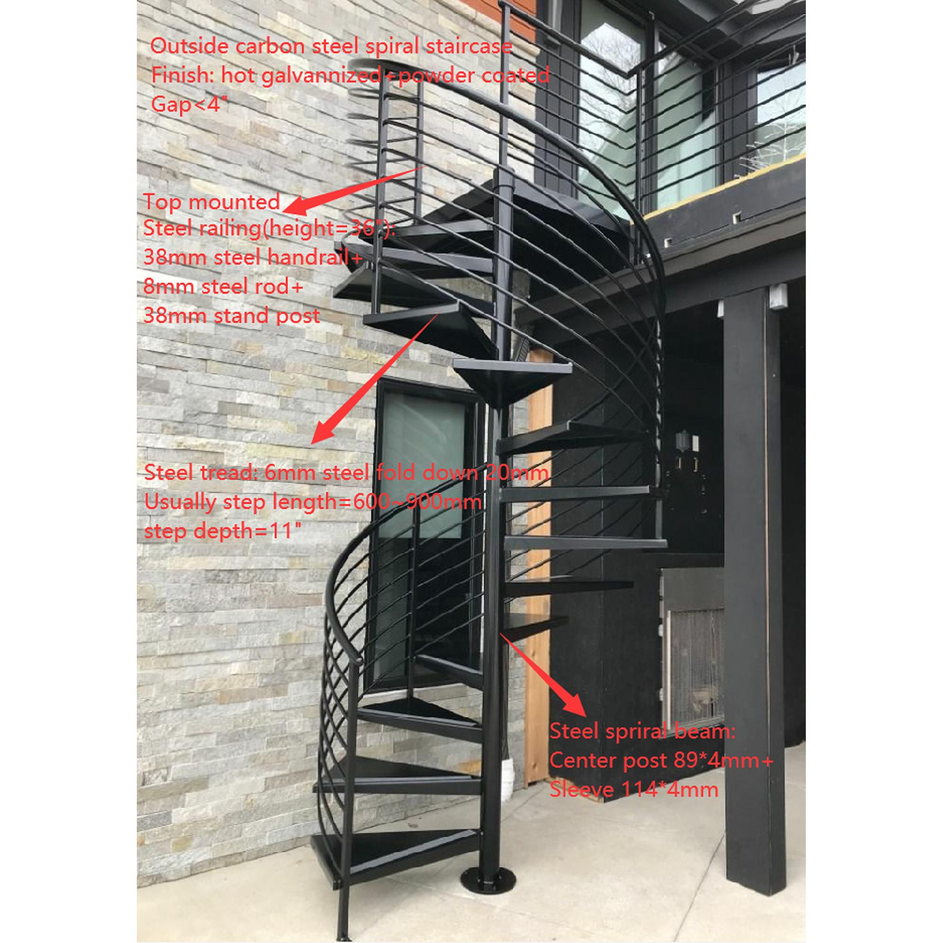 Spiral Outdoor Staircase image 2