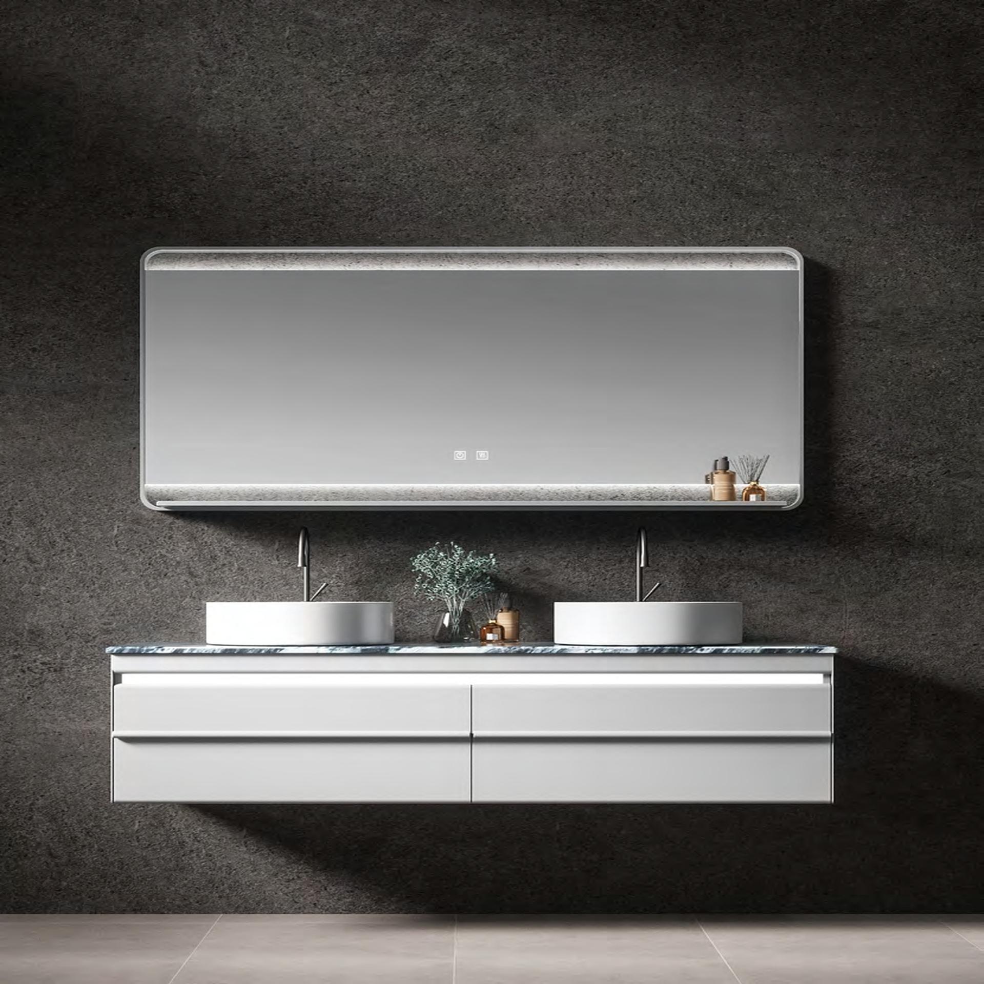 Bathroom Cabinet - MARS Series - Blue Gray