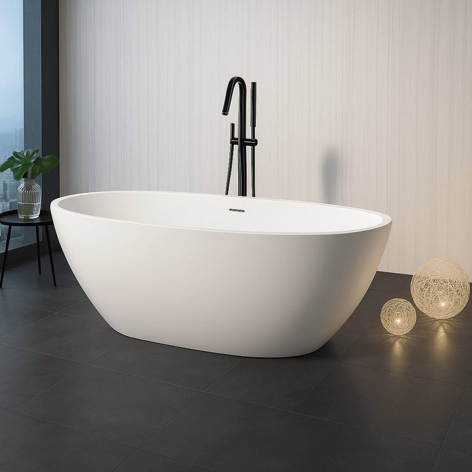 Boho Freestanding Soaking Bathtub