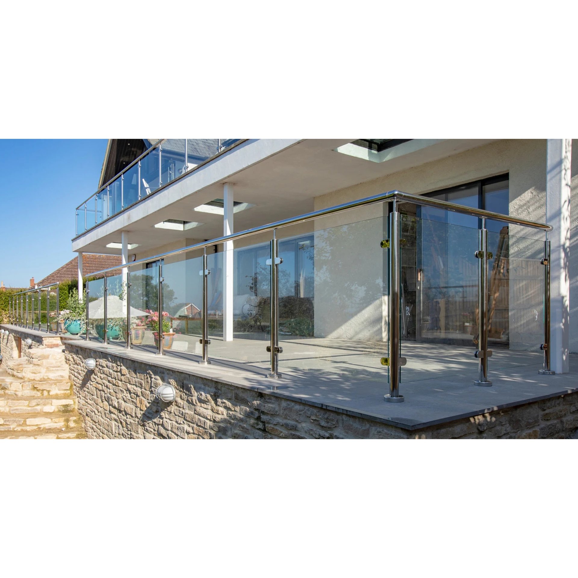 Stand post Glass Railing - Request Quote