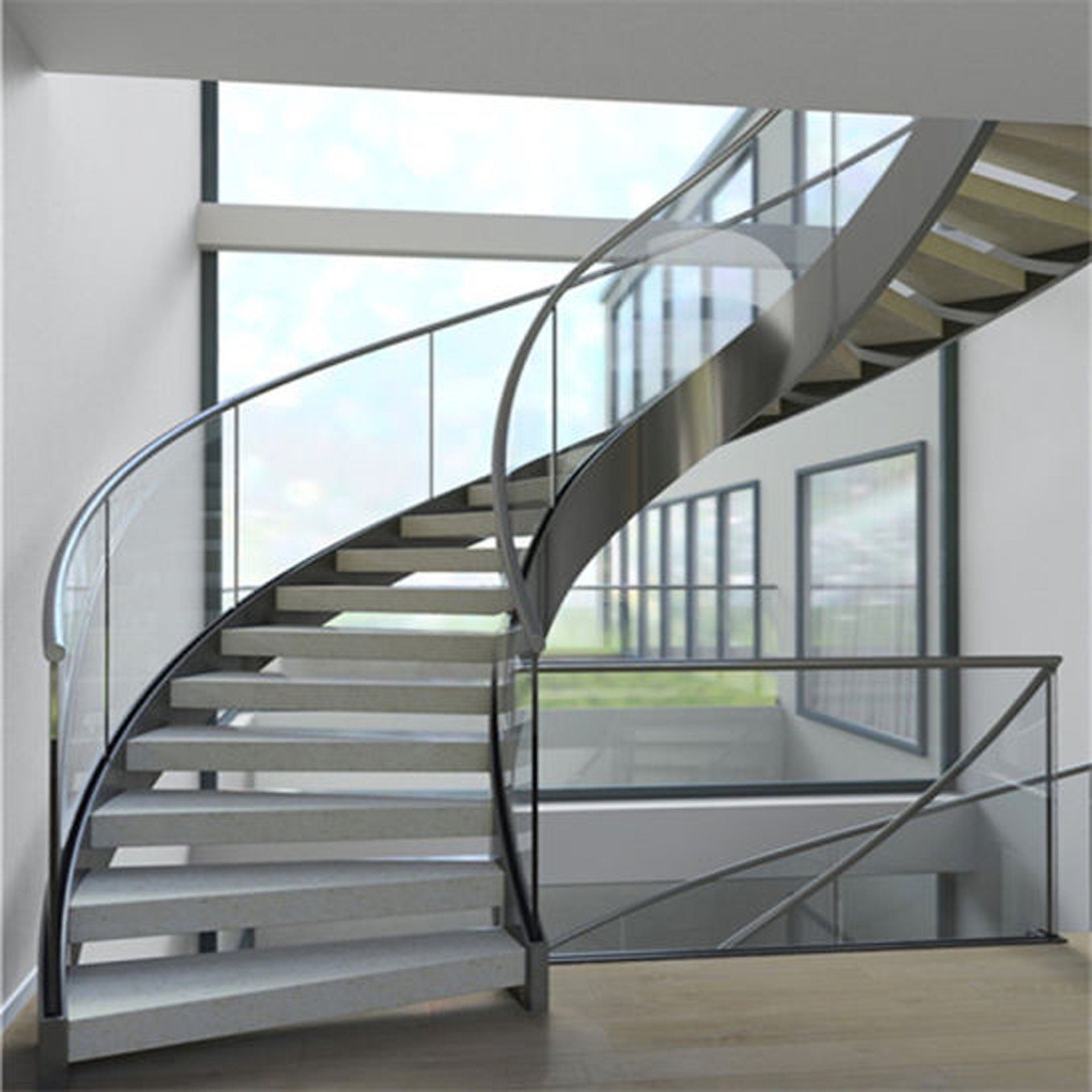 Curved Staircase - Request Quote