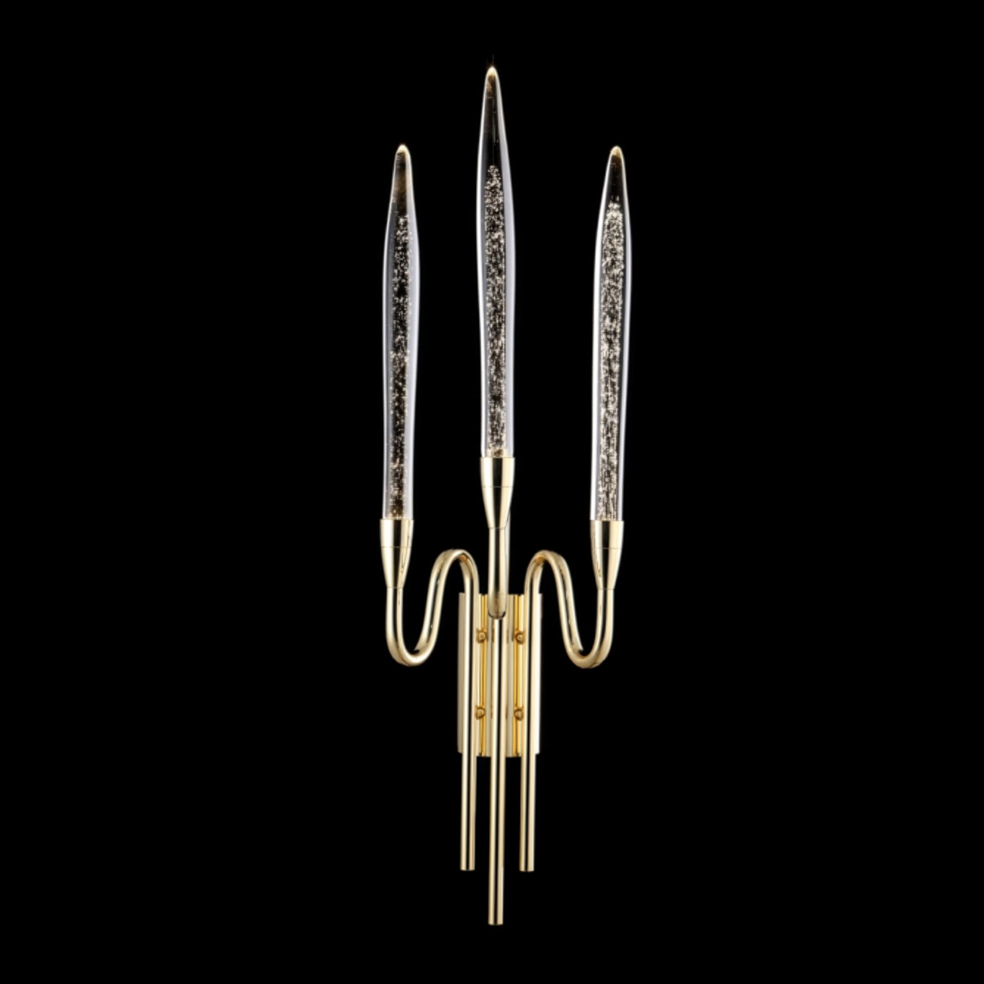 Contemporary Champagne Wall Sconce Grande