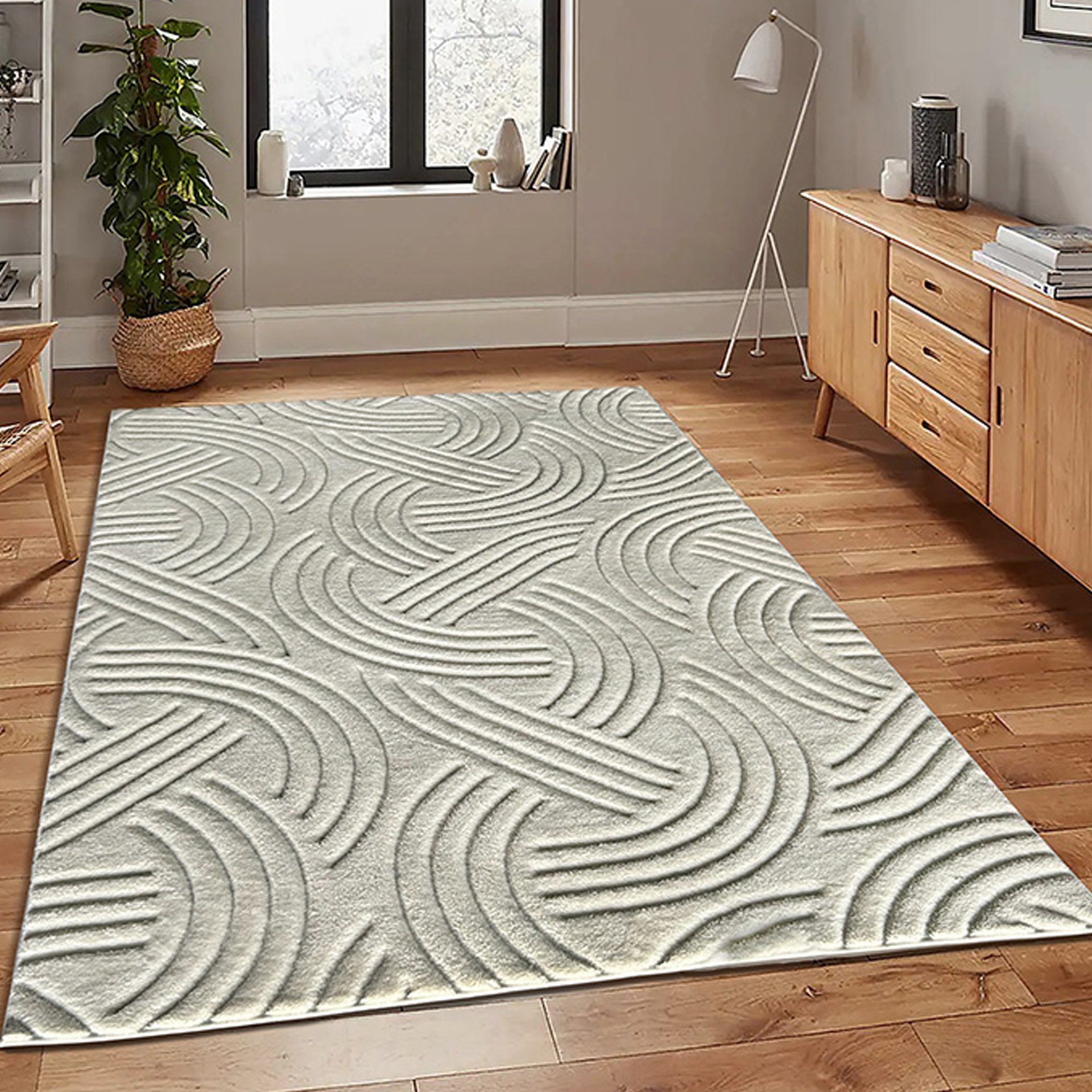 Microfiber Jacquard Rug