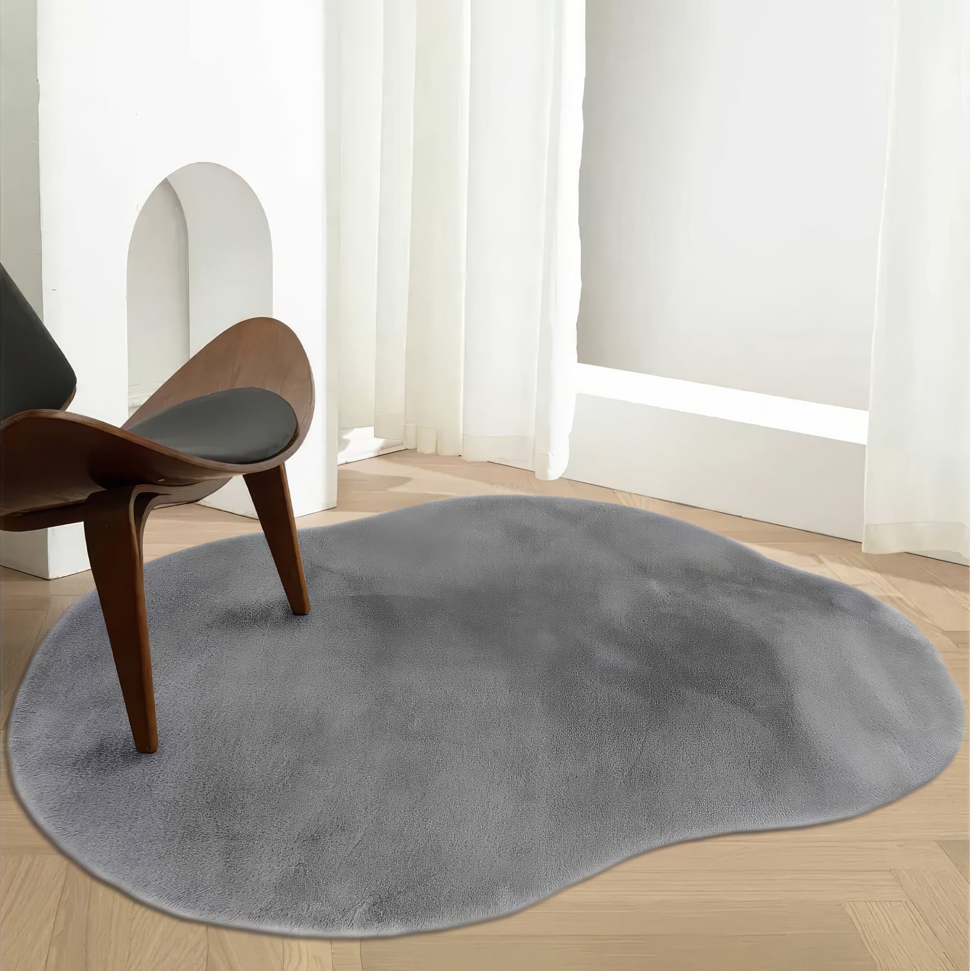 Special Faux Rabbit Rug